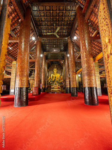 Wat Xieng Thong Temple in Luang Prabang, Laos photo