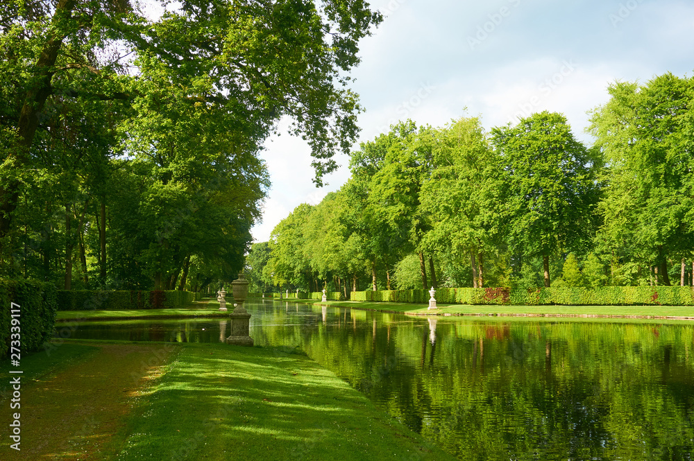 Beautiful summer green park in Holland Beautiful summer green park in Holland