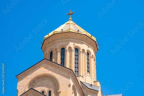 Sameba Georgia Tbilisi Holy Trinity cathedral photo