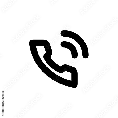 Phonecall icon vector isolated on background. Trendy sweet symbol. Pixel perfect. illustration EPS 10. - Vector