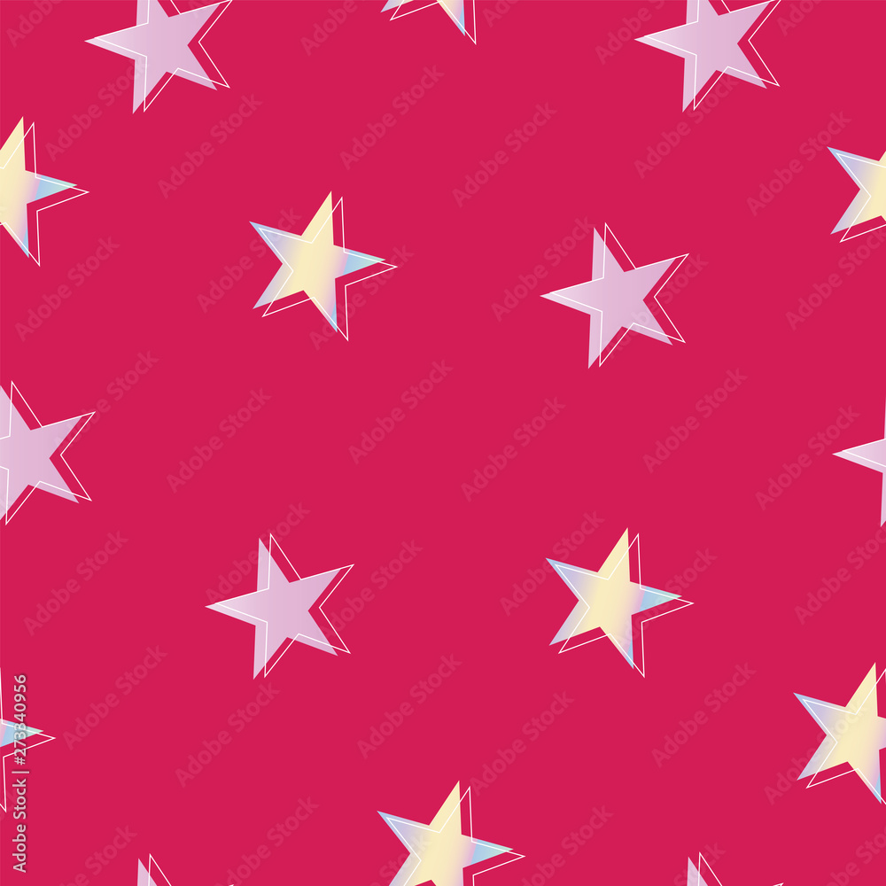 seamless pattern with stars in pastel colors - pink background seamless pattern with stars in pastel colors - pink background