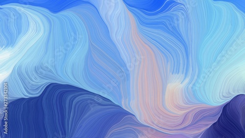 curved lines waves with sky...