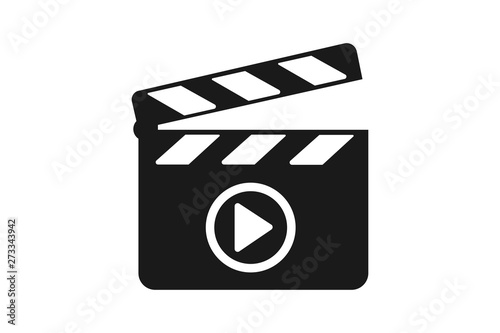 Clapper board icon simple element illustration can be used for mobile and web-01