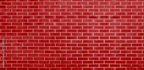 Brick wall, red bricks wall texture background for graphic design