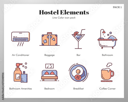Hostel Elements LineColor pack