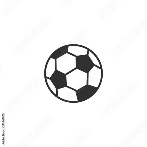Football icon isolated on white background. soccer ball symbol. ball logo design illustration