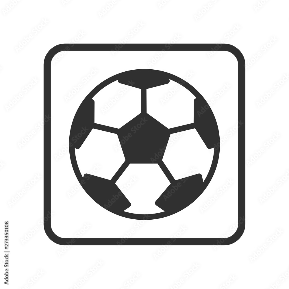 Football icon isolated on white background. soccer ball symbol. ball logo design illustration Football icon isolated on white background. soccer ball symbol. ball logo design illustration