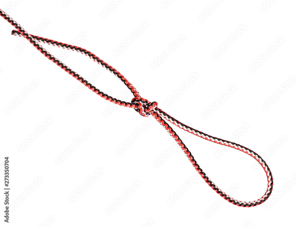 slipped figure-eight loop noose tied on rope slipped figure-eight loop noose tied on rope