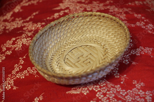 wicker bowl