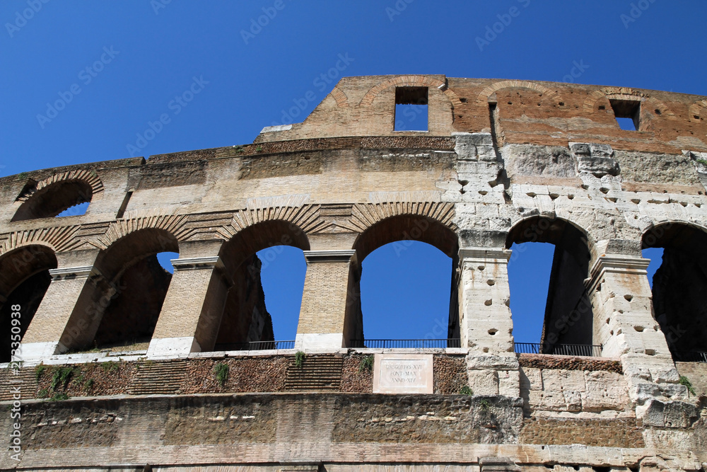 Colosseum in Rome also called Colosseo in Italian Language