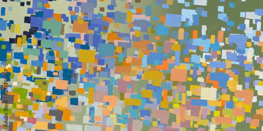 Fototapeta premium Artistic sketch backdrop material. Abstract geometric pattern. Chaos and random. Modern art drawing painting. 2d illustration. Digital texture wallpaper. 