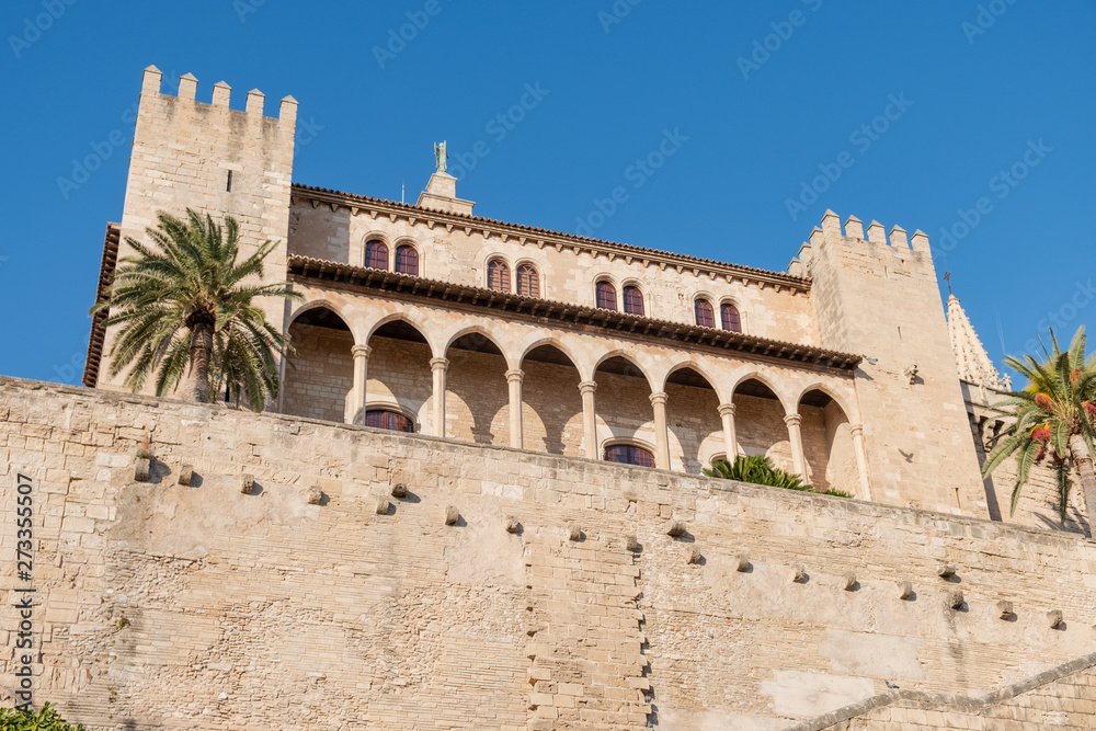 Palacio Real de La Almudaina, Palma de Mallorca. Baleares, España.