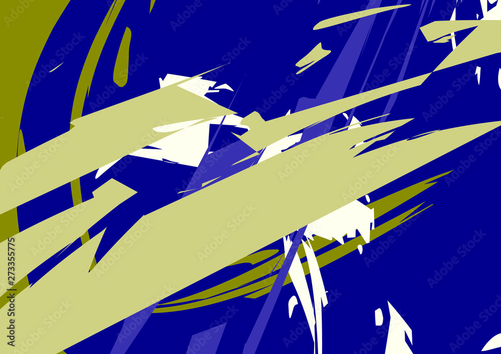 Obraz premium Modern art. Colorful contemporary artwork. Color geometric strokes.