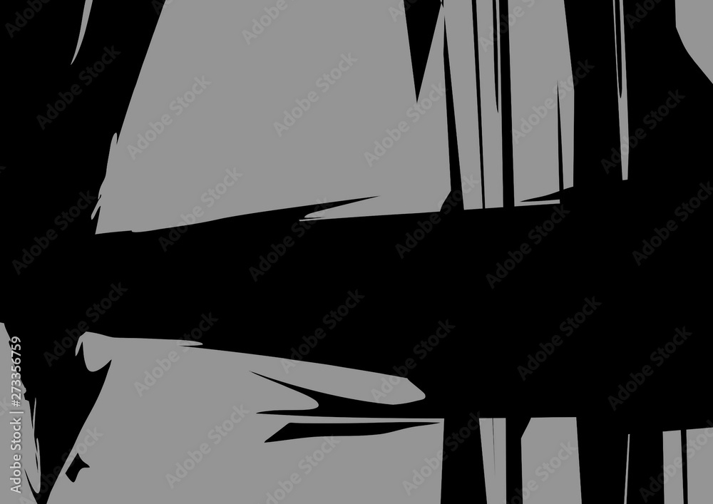 Black grey and white geometric abstraction. Minimal art. Black grey and white geometric abstraction. Minimal art.