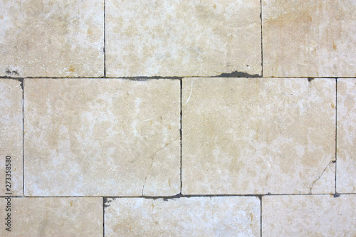 Wallpaper Mural White slate brick stone tile grunge wall rustic texture background Torontodigital.ca