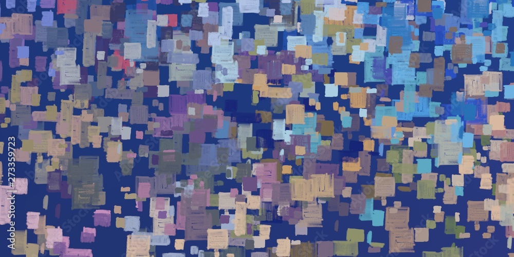 Fototapeta premium Artistic sketch backdrop material. Abstract geometric pattern. Chaos and random. Modern art drawing painting. 2d illustration. Digital texture wallpaper. 