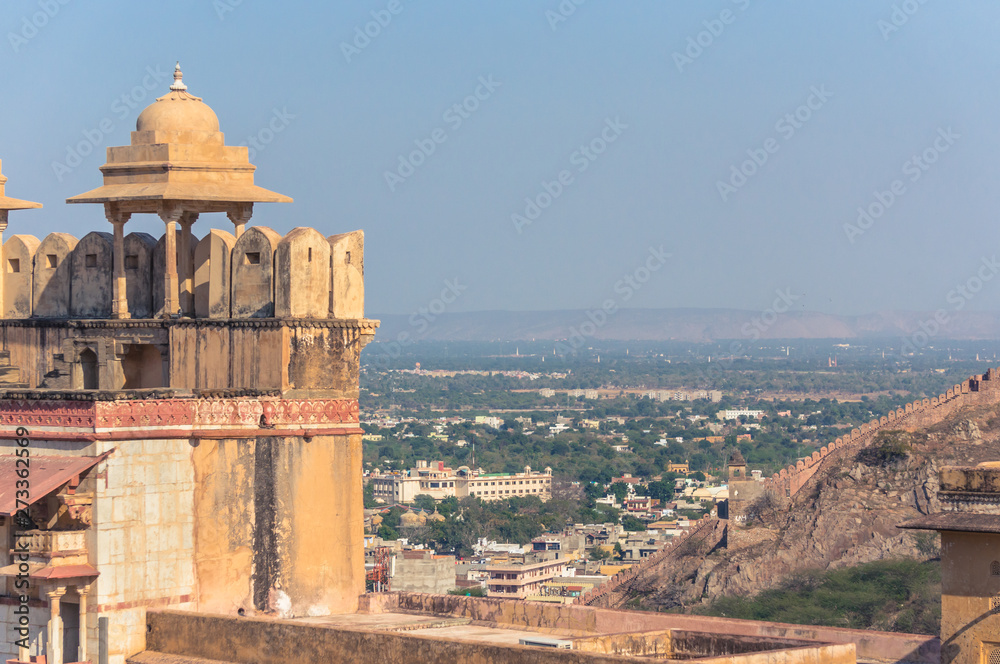 View of Amer city from Amber Fort