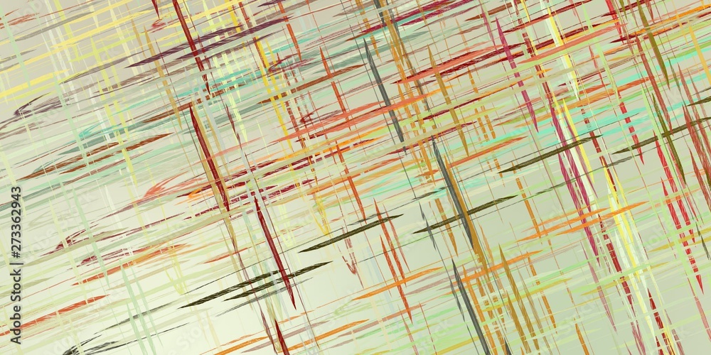 Obraz premium Artistic sketch backdrop material. Abstract geometric pattern. Chaos and random. Modern art drawing painting. 2d illustration. Digital texture wallpaper. 