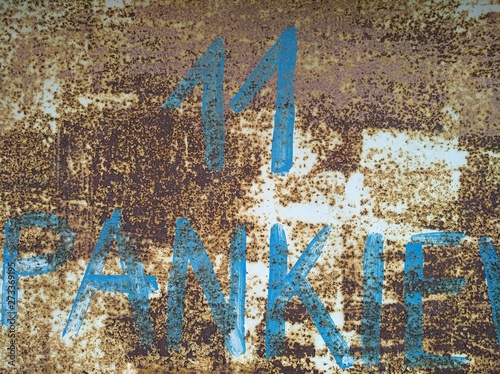 Old Weathered Corrugated Rusty Metal Texture