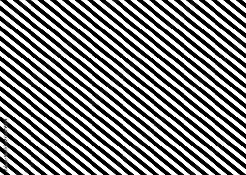 Black Diagonal lines on white, fabric cloth pattern