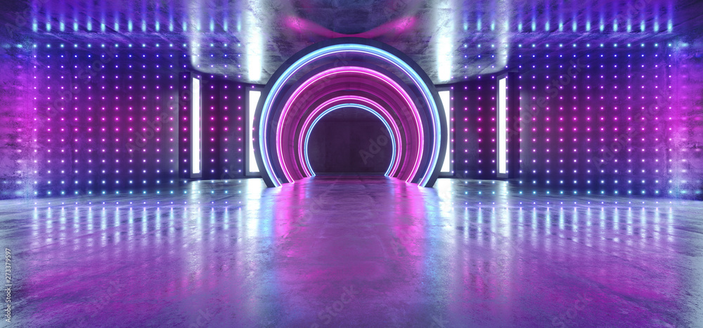 Neon Fluorescent Laser Led Psychedelic Garage Elegant Futuristic - Stock  Image - Everypixel