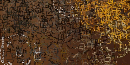 Wallpaper Mural Artistic sketch backdrop material. Abstract geometric pattern. Chaos and random. Modern art drawing painting. 2d illustration. Digital texture wallpaper.  Torontodigital.ca