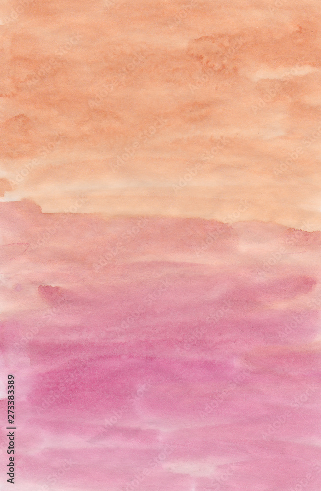 Abstract Magenta Watercolor Background