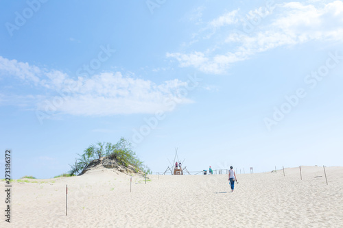 Fototapeta Naklejka Na Ścianę i Meble -  Sand dunes of the Curonian spit also known as 