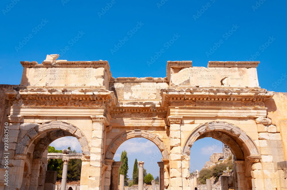 Ancient city of Ephesus, Turkey, Celsus Library in Ephesus,