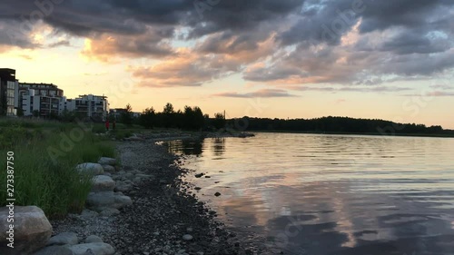 4K footage of summer scenery in Helsinki, Finland