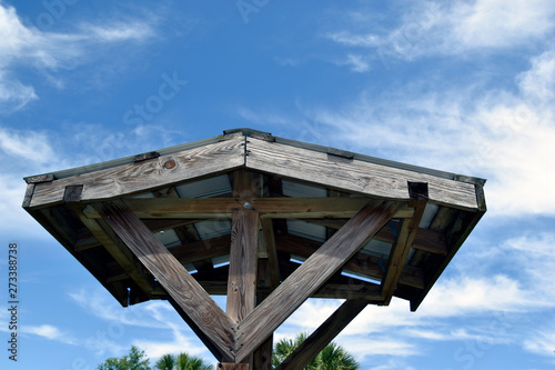 Wooden Roof structure abstract