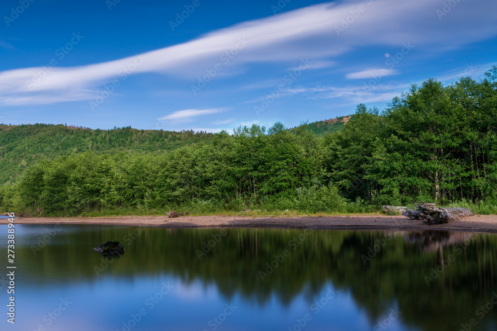 Peaceful Coldwater Lake On A Beautiful Spring Day Peaceful Coldwater Lake On A Beautiful Spring Day