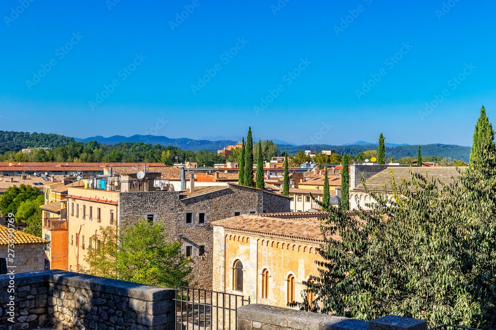 Sant Pere de Galligants city views of Girona