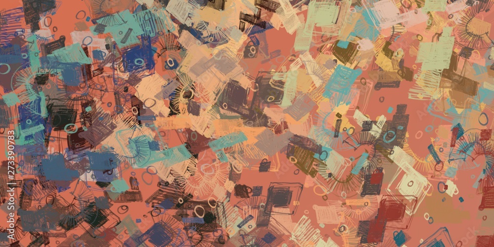 Obraz premium Modern artwork. 2d digital illustration.