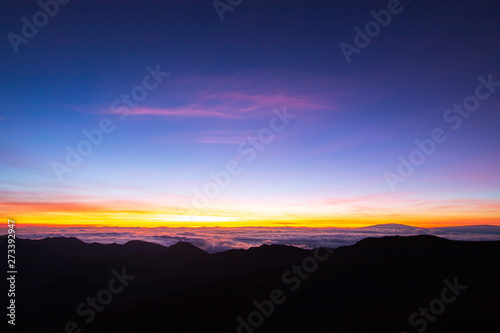 Sunrise at Haleakala Crater, Maui, Hawaii, USA © A. Emson