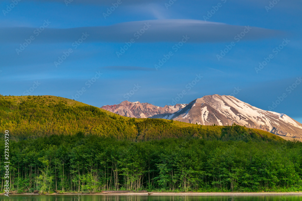 Mount Saint Helens Above Coldwater Lake