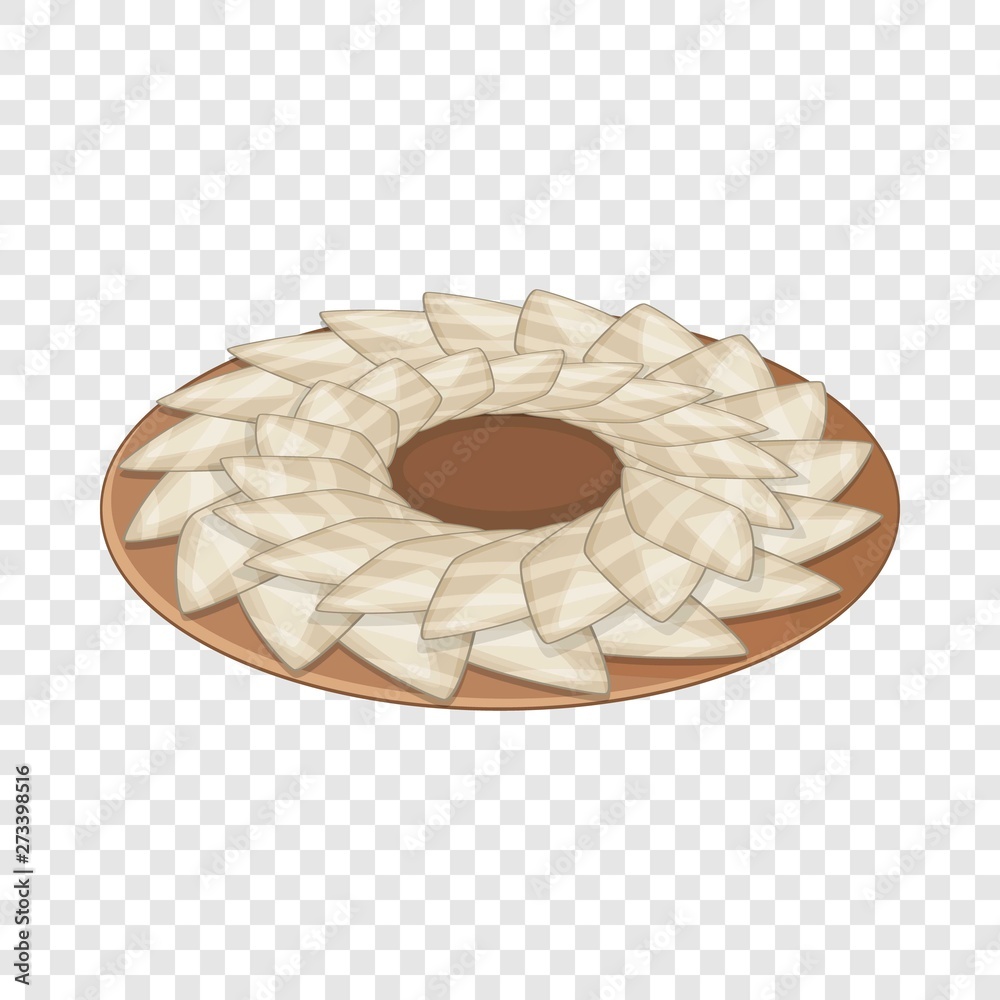 Sashimi icon. Cartoon illustration of sashimi vector icon for web Sashimi icon. Cartoon illustration of sashimi vector icon for web