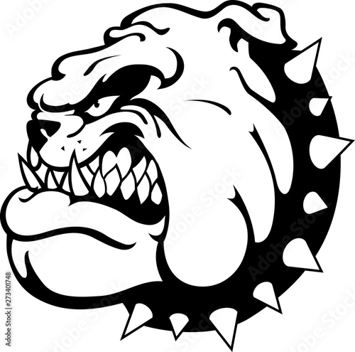 Bulldog Head, Side View