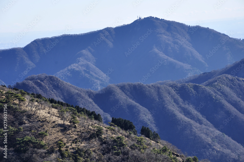 初冬の大山