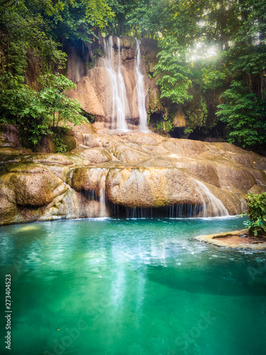 Beautiful waterfall Sai Yok Noi at national park  Thailand