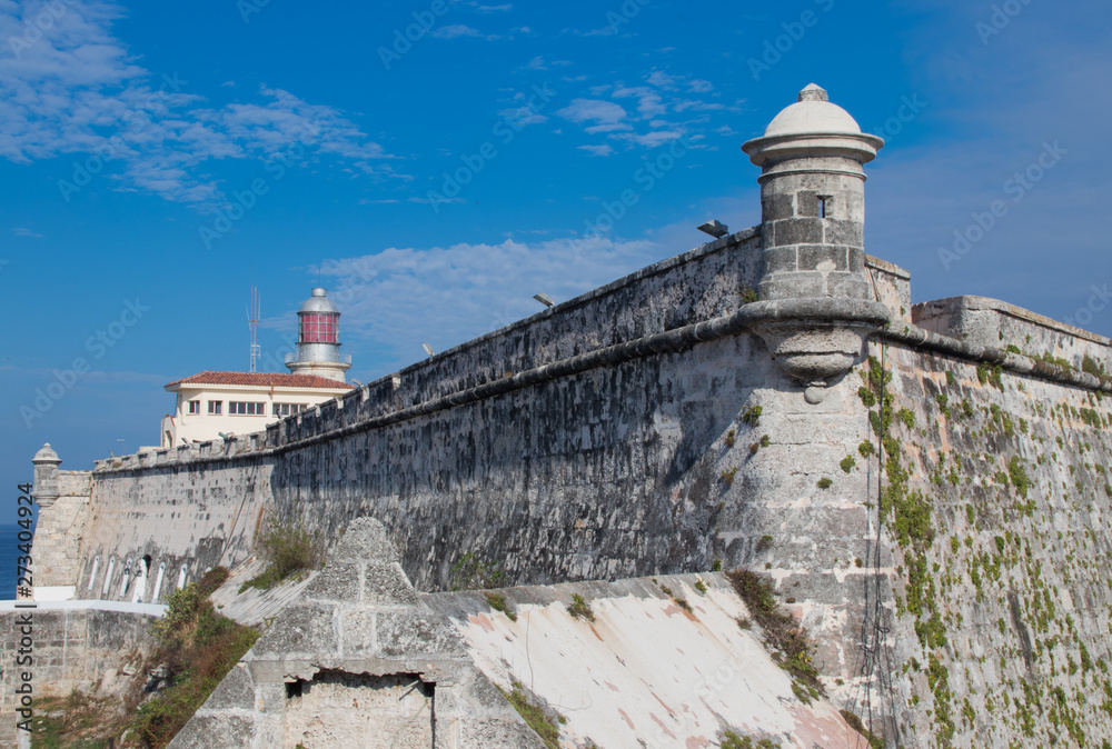 The old Spanish fort in Havana, Cuba