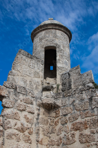 Remanents of an old Spanish fort in Havana, Cuba