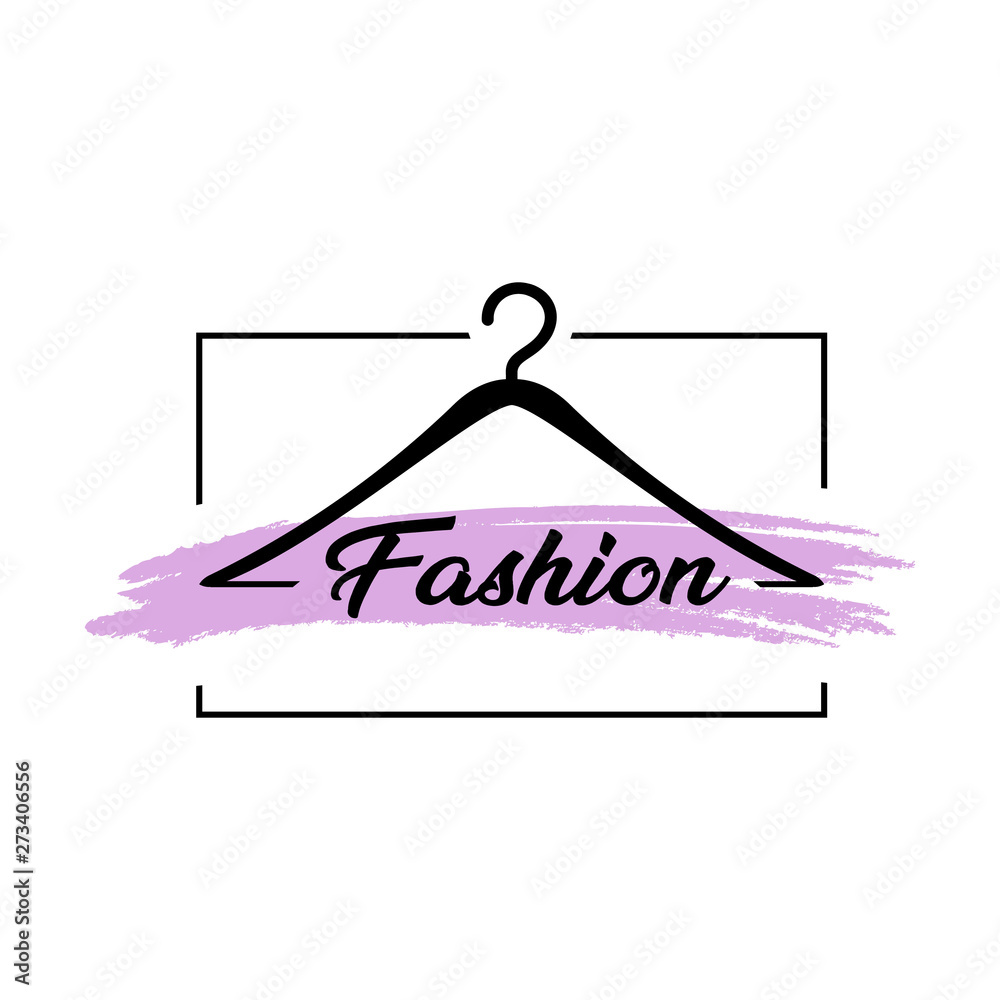 clothes-hanger-logo-fashion-crown-hanger-logo-pink-gold-logo-hanger