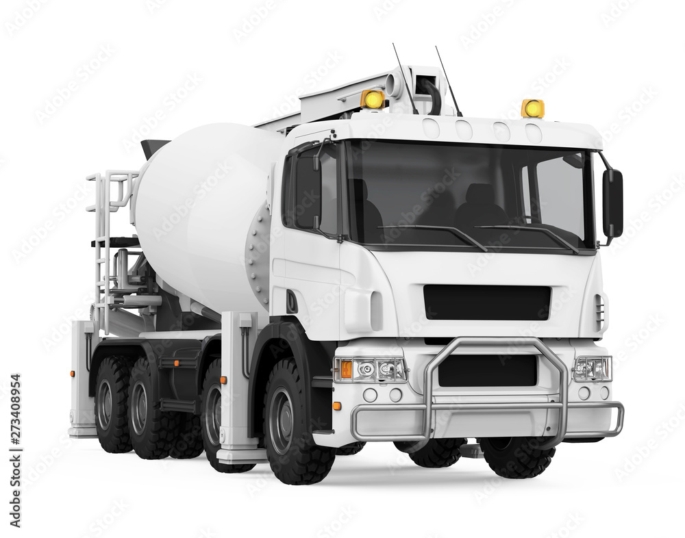 Concrete Mixer Truck Isolated Concrete Mixer Truck Isolated