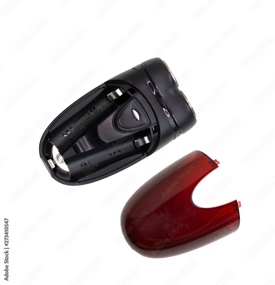 Automatic shaver machine isolated on white background. Automatic shaver machine isolated on white background.