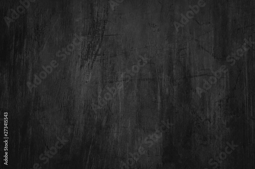 Blank blackboard background with scratches and dust. Detail of scratched chalkboard surface.