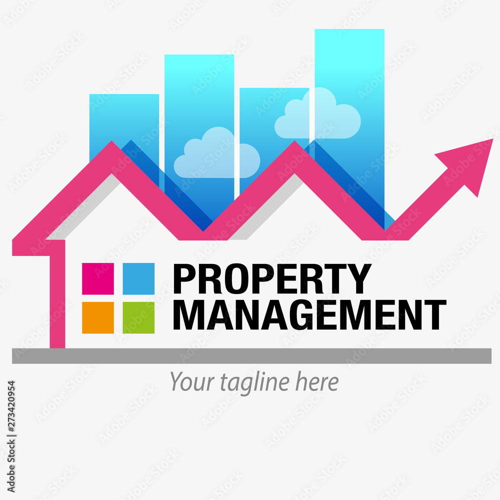 Vector abstract, Property management symbol Vector abstract, Property management symbol