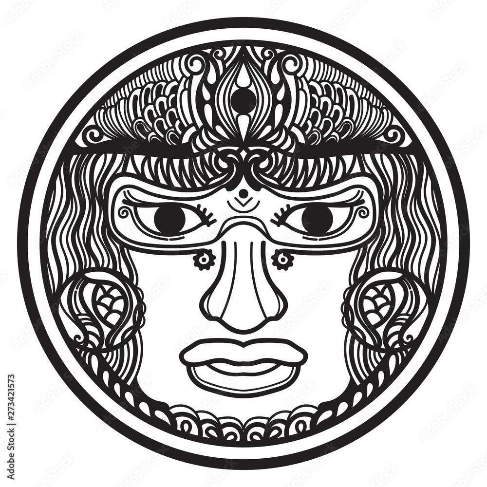 Abstract mandala Inca Maya civilizations graphic design decorative elements isolated on white color background for ancient geometric concepts Abstract mandala Inca Maya civilizations graphic design decorative elements isolated on white color background for ancient geometric concepts