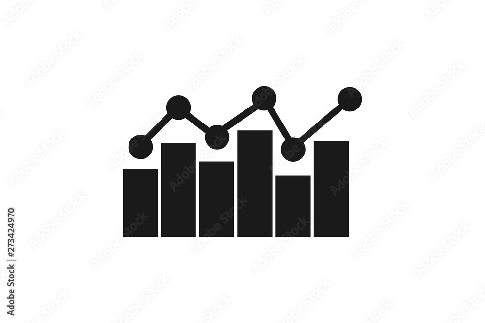 Increase icon Vector. Graph icon simple element illustration can be used for mobile and web Increase icon Vector. Graph icon simple element illustration can be used for mobile and web