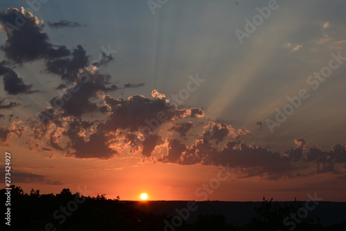 sunset cloudsevening sundownnightdusk photo